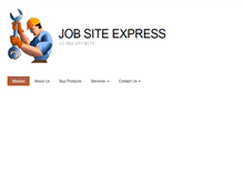 Tablet Screenshot of jobsiteexpress.com